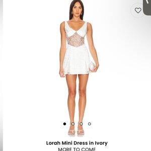 REVOLVE WHITE MINI DRESS